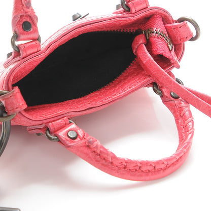Balenciaga Agneau Mini First Bag Charm Rose Thulian 5 of 9