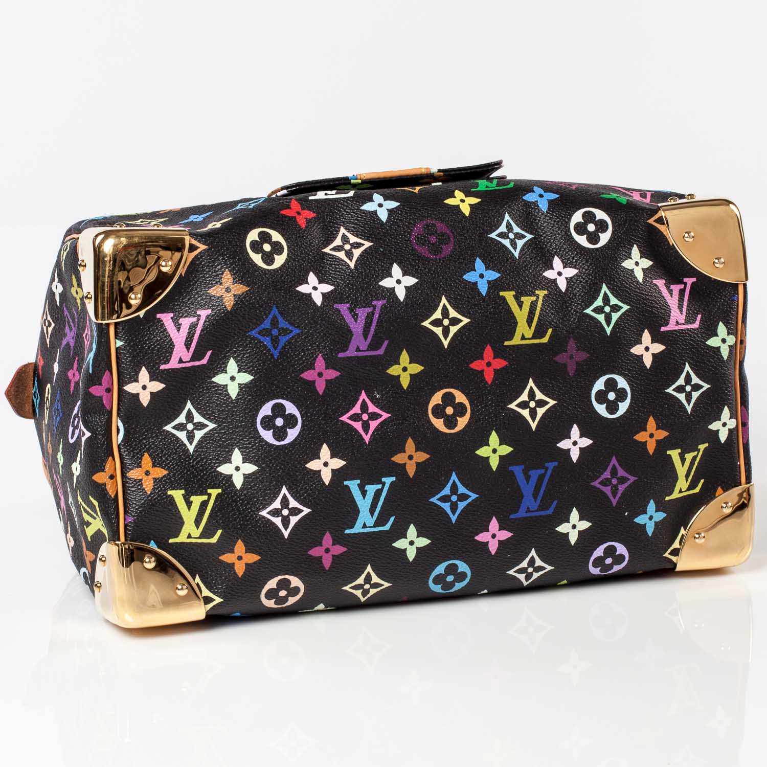 Louis Vuitton Monogram Multicolor Speedy 30 Black 6 of 10
