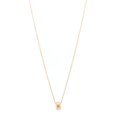 Chanel 18K Yellow Gold Coco Crush Round Pendant Necklace 1 of 5
