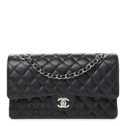 Chanel Caviar Quilted Medium Double Flap Black 1 of 5