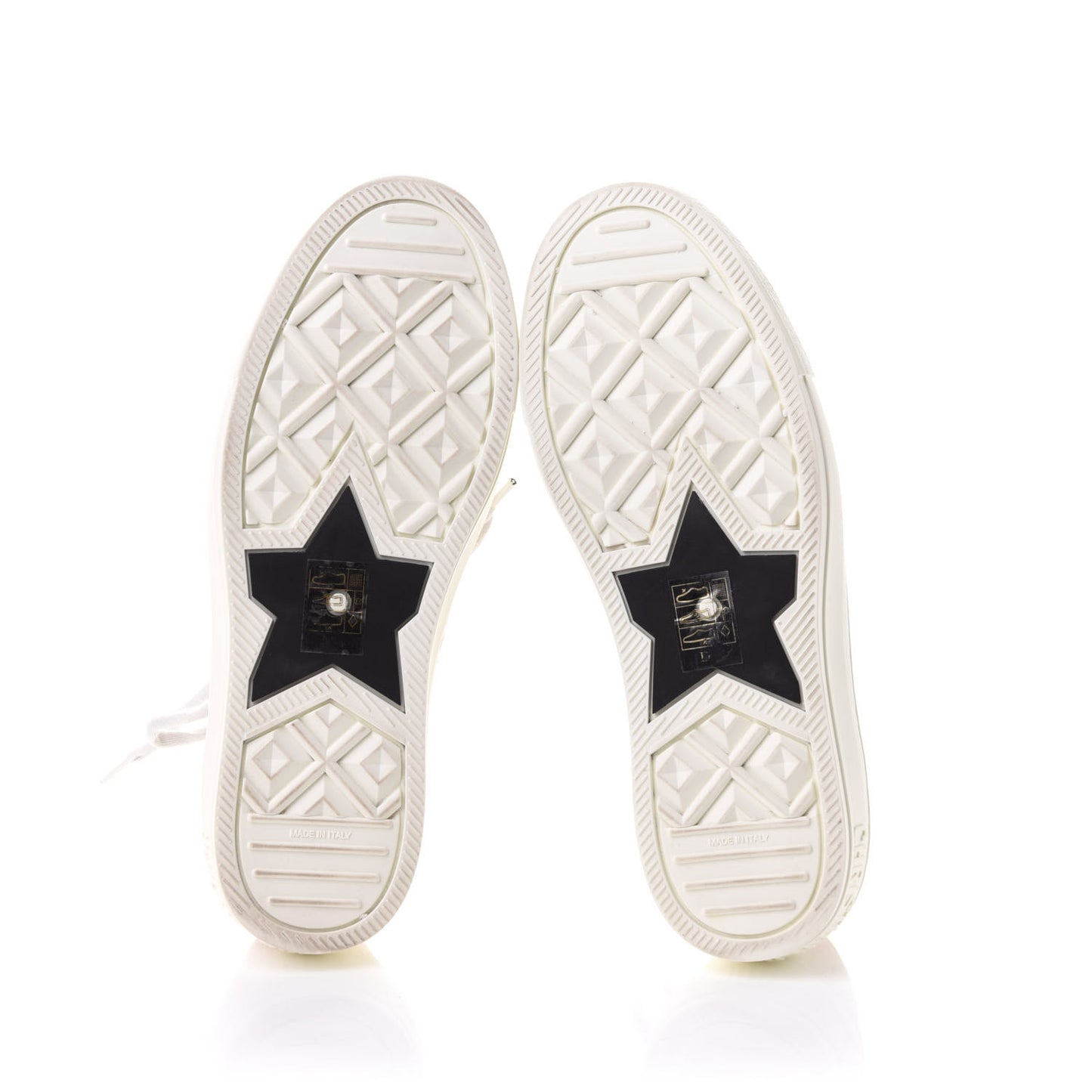 Resille Embroidered Walk'N'Dior Low Top Sneakers 37 Beige