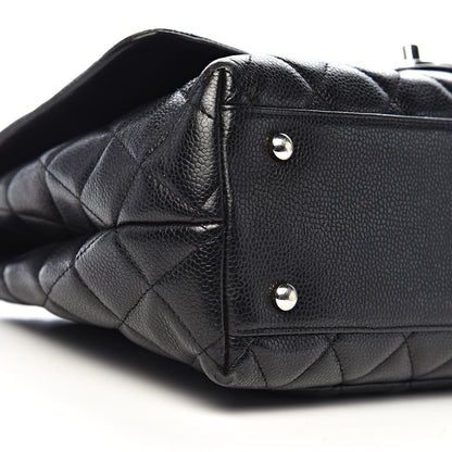 Chanel Caviar Quilted Jumbo Kelly Flap Black 14 of 16