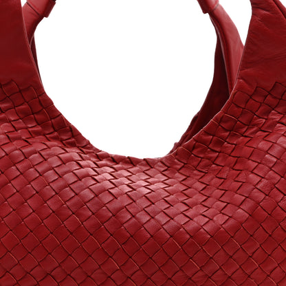 Bottega Veneta Nappa Intrecciato Medium Campana Hobo Red 10 of 12