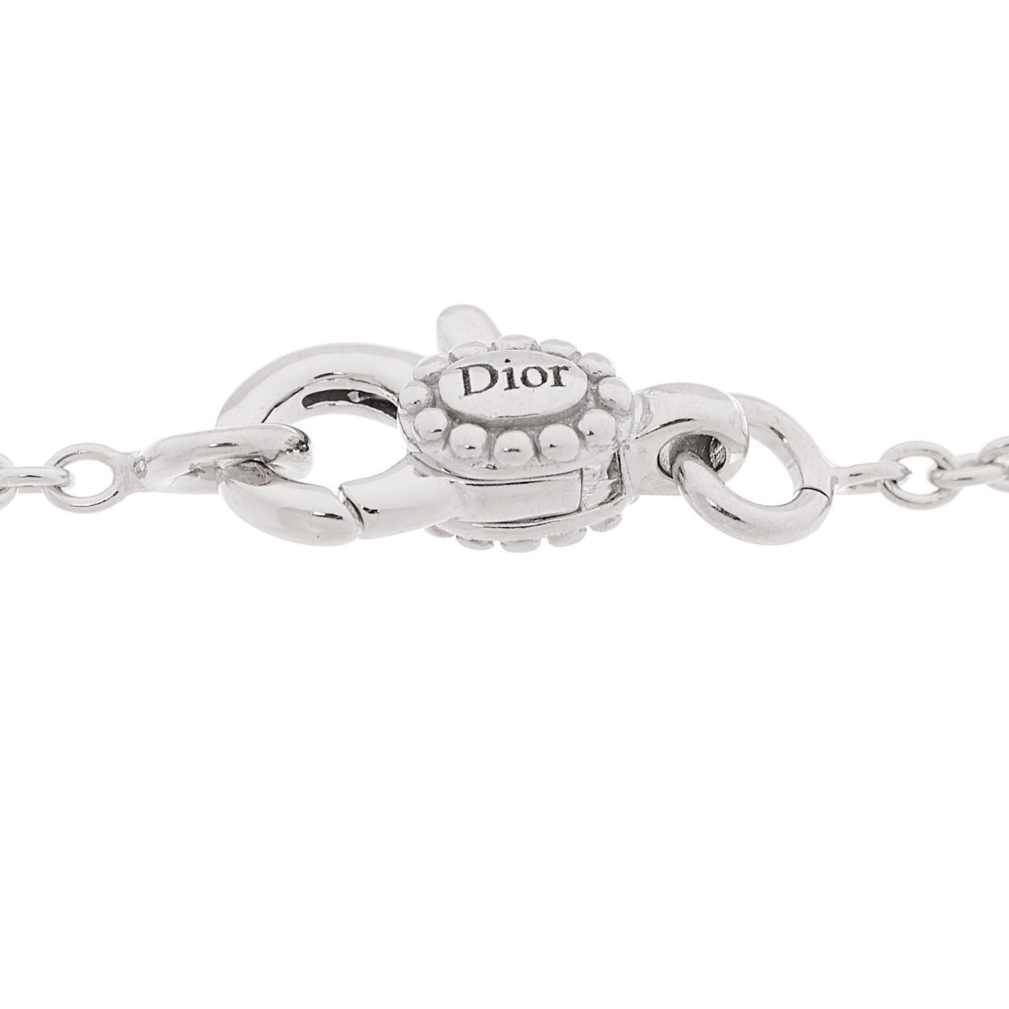 18K White Gold Pave Diamond Rose Des Vents Bracelet