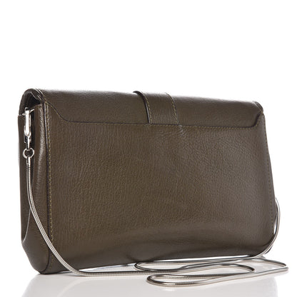 Givenchy Sugar Goatskin Obsedia Chain Shoulder Bag Khaki 3 of 8