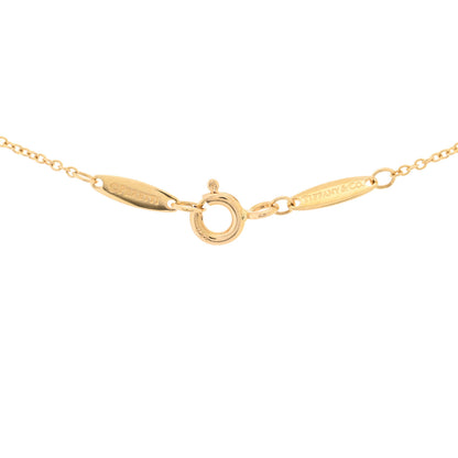 Tiffany 18K Yellow Gold Diamond .08ct Elsa Peretti Diamonds by the Yard Pendant Necklace 3 of 3
