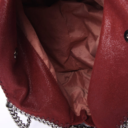 Stella McCartney Shaggy Deer Falabella Fold Over Tote Burgundy 5 of 10