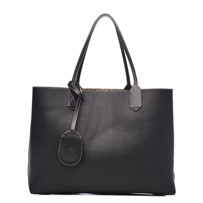 Gucci Calfskin GG Supreme Monogram Medium Reversible Tote Black 3 of 16