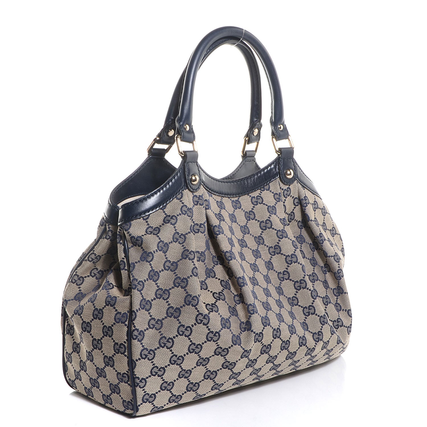 Gucci Monogram Medium Sukey Tote Navy 3 of 7