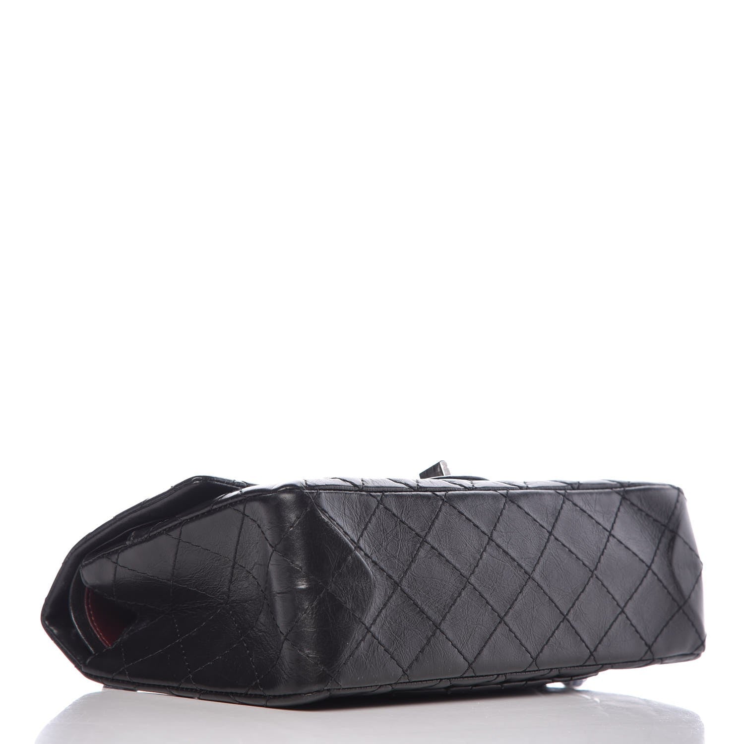Chanel Aged Calfskin Quilted 2.55 Reissue 225 Flap Black 4 of 7