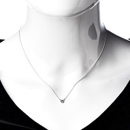 Tiffany Sterling Silver Tanzanite .07ct Elsa Peretti Color By The Yard Necklace 2 of 4