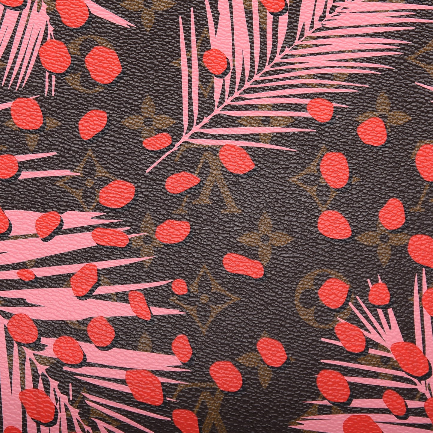 Monogram Jungle Dots Toiletry Pouch 26 Sugar Pink Poppy