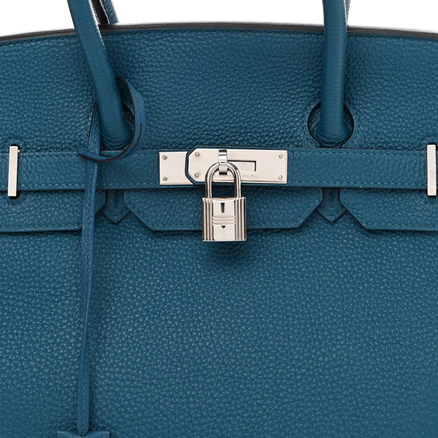 Togo Birkin 35 Bleu de Galice
