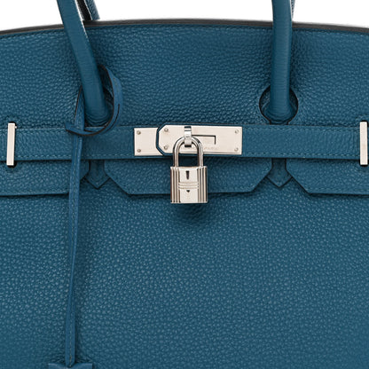 Hermes Togo Birkin 35 Bleu de Galice 8 of 15