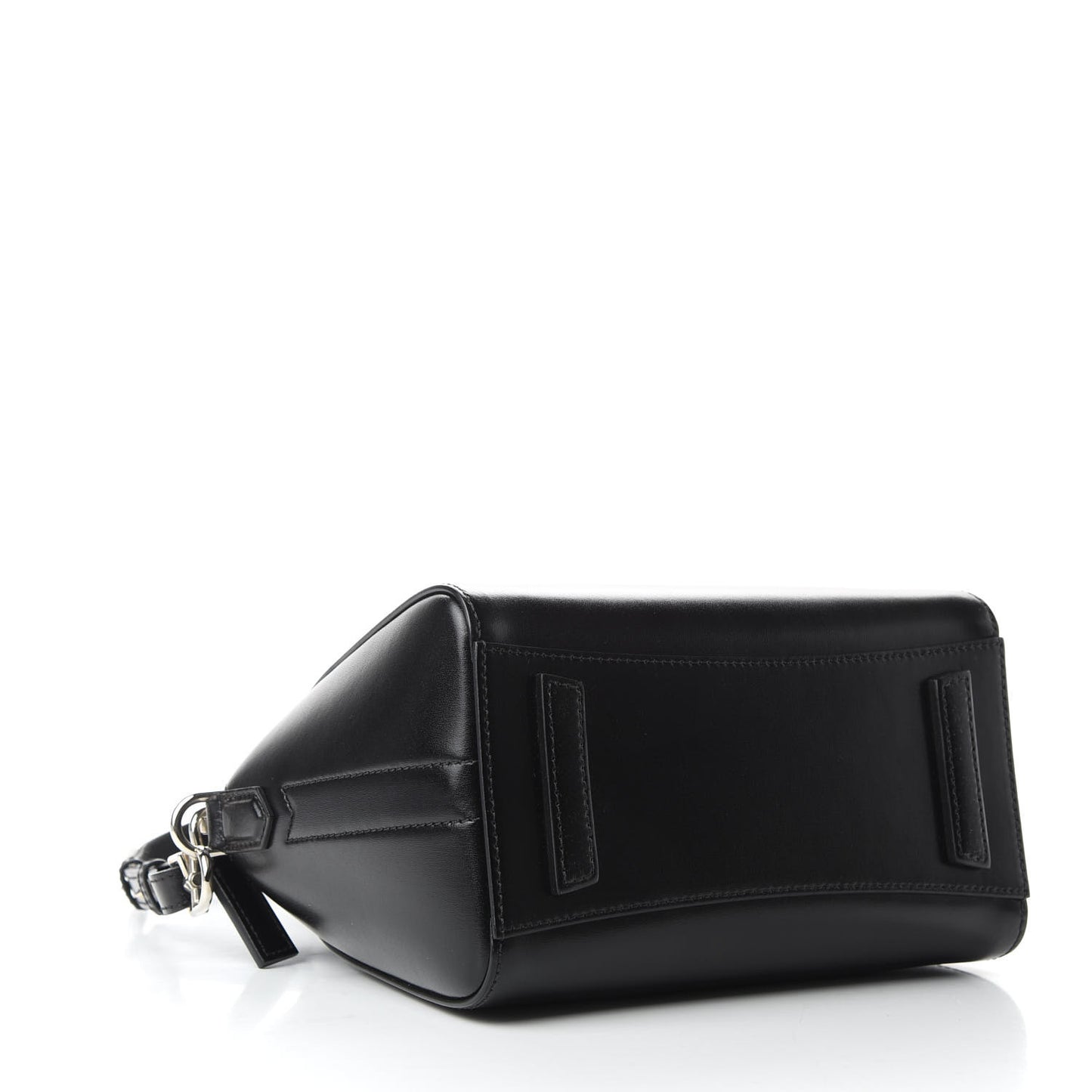 Shiny Lord Calfskin Mini Antigona Black