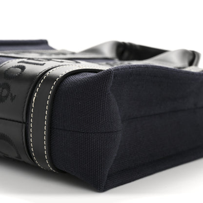 Chloe Calfskin Linen Small Woody Tote Deep Denim 10 of 10