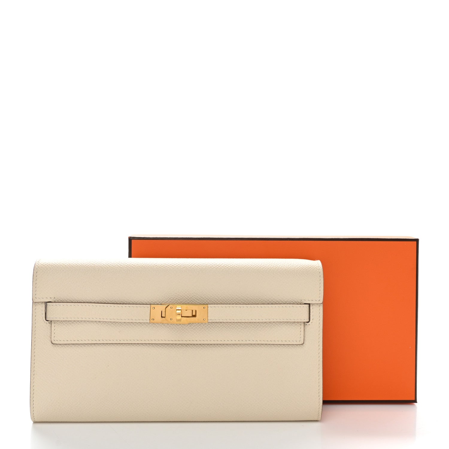 Hermes Epsom Kelly Wallet To Go Craie 10 of 10