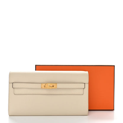Hermes Epsom Kelly Wallet To Go Craie 10 of 10