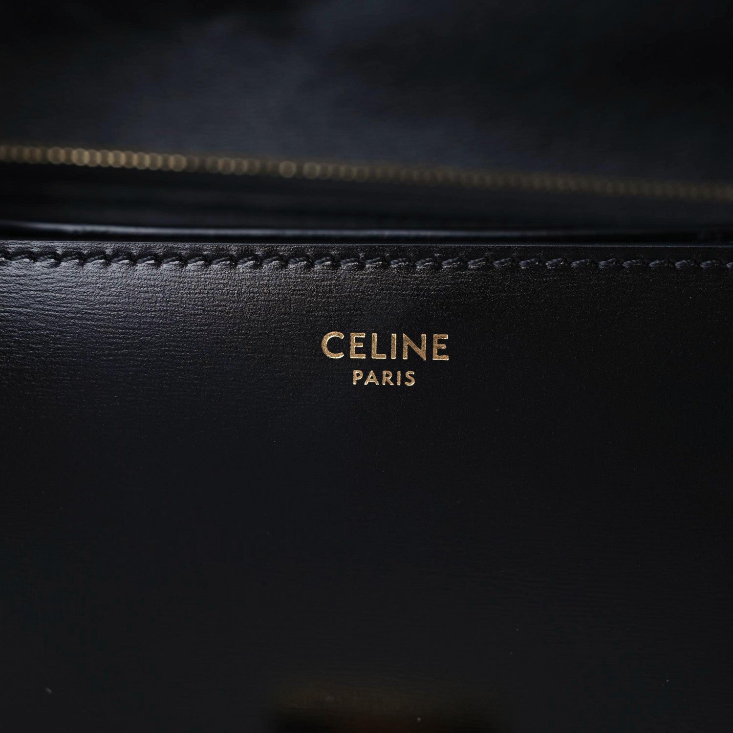 Celine Box Calfskin Medium Classic Box Flap Bag Black 6 of 15