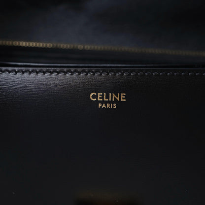 Celine Box Calfskin Medium Classic Box Flap Bag Black 6 of 15