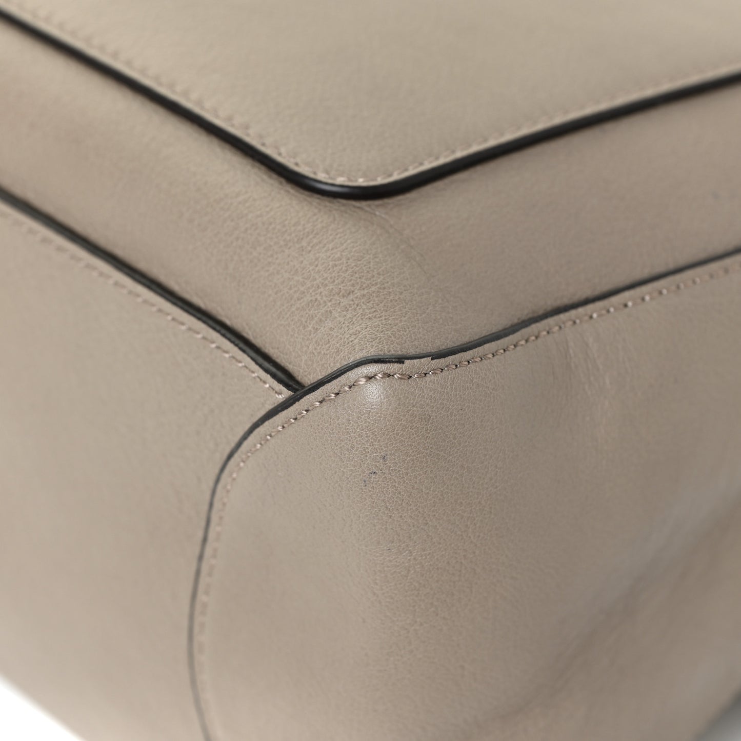 Calfskin Medium Faye Day Shoulder Bag Motty Grey