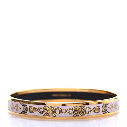 Hermes Enamel Printed Grand Apparat Narrow Bracelet 65 3 of 5