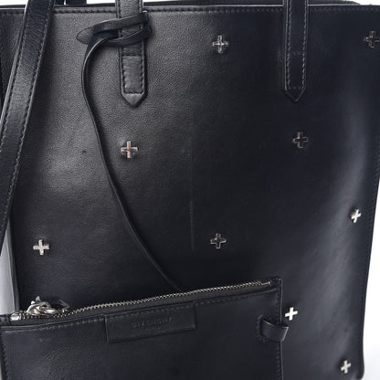 Givenchy Calfskin Stud Embellished Small Stargate Shopper Tote Black 13 of 18