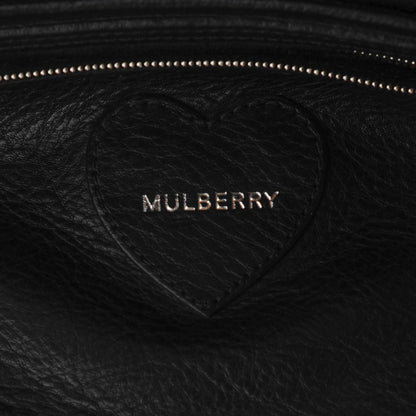 Mulberry Natural Leather Mini Cara Delevigne Convertible Satchel Black 10 of 11