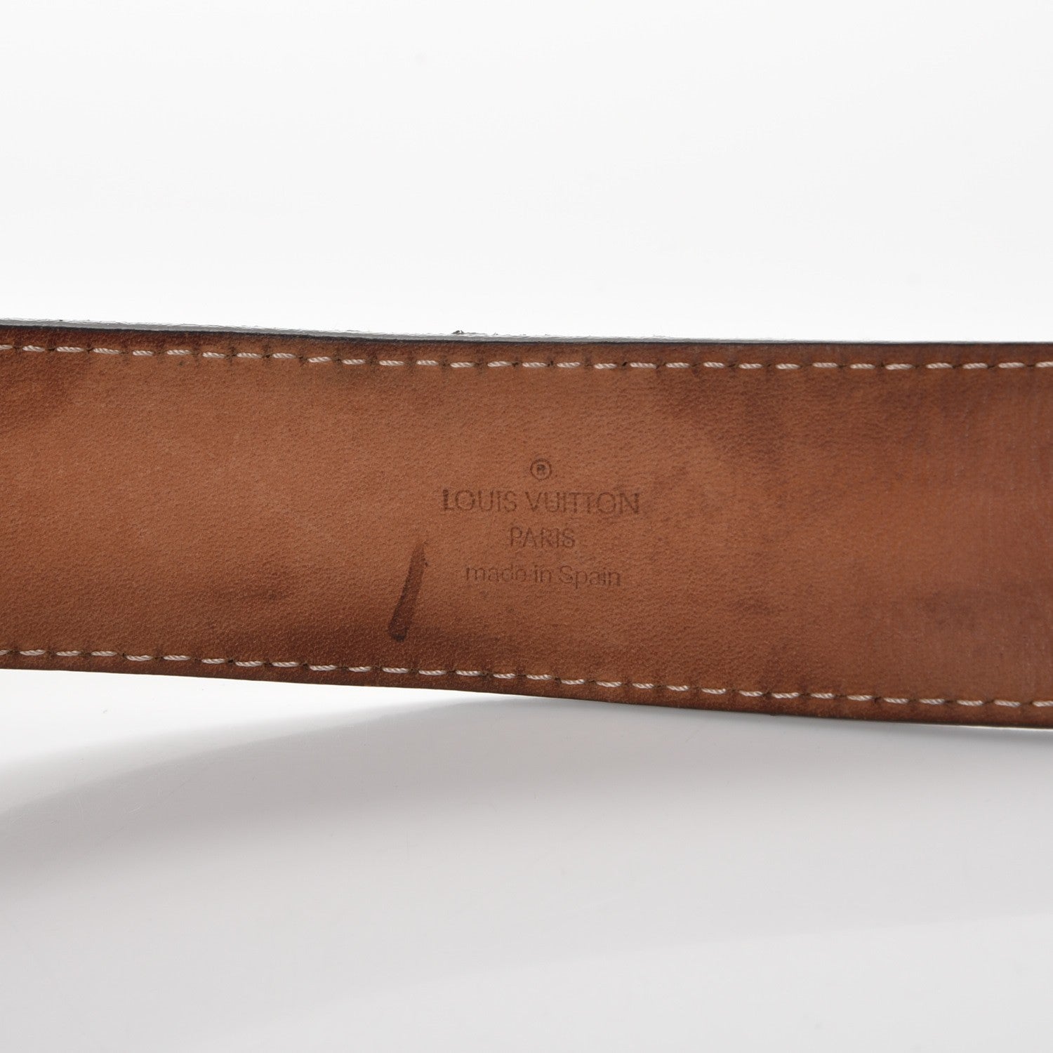 Louis Vuitton Damier Ebene Inventeur Belt 90 36 7 of 13