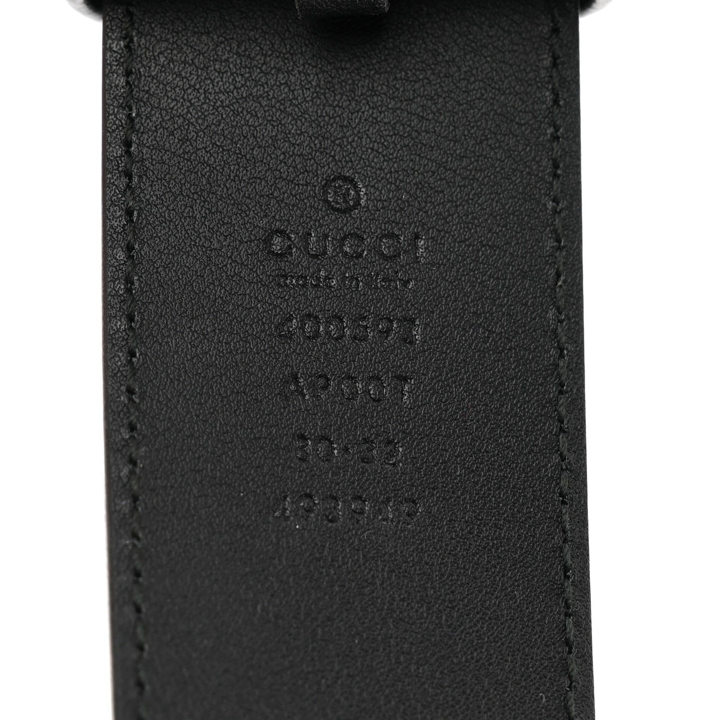 Calfskin Double G 40mm Belt 80 32 Black