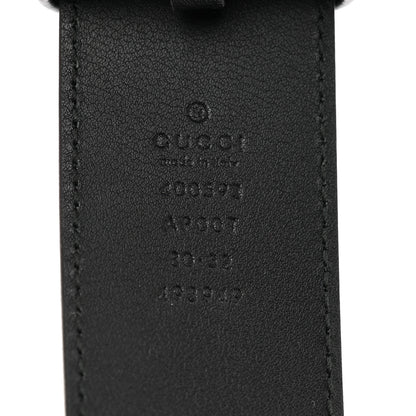 Gucci Calfskin Double G 40mm Belt 80 32 Black 3 of 5