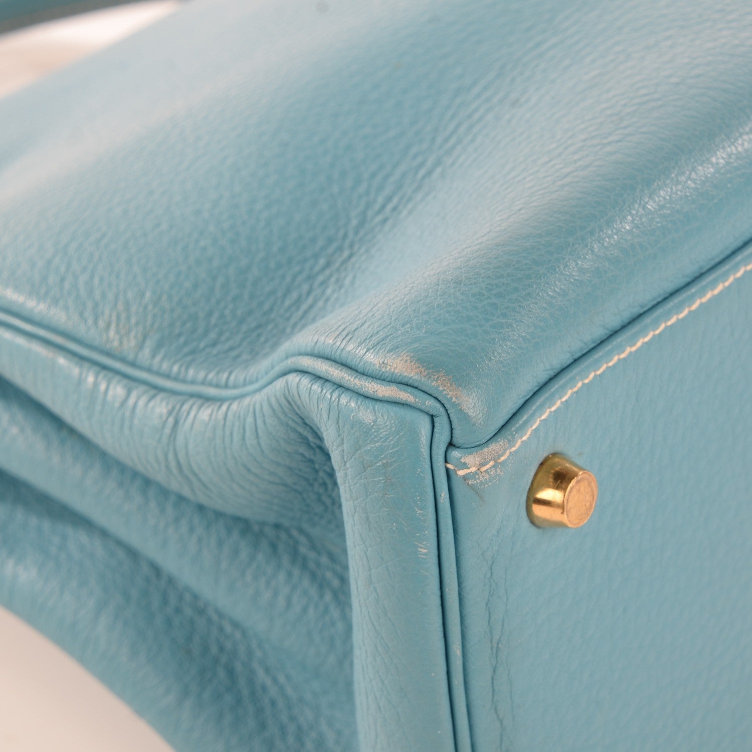 Hermes Taurillon Clemence Kelly Retourne 32 Blue Jean 9 of 20
