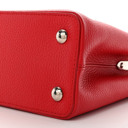 Louis Vuitton Taurillon Capucines PM Rubis 10 of 12