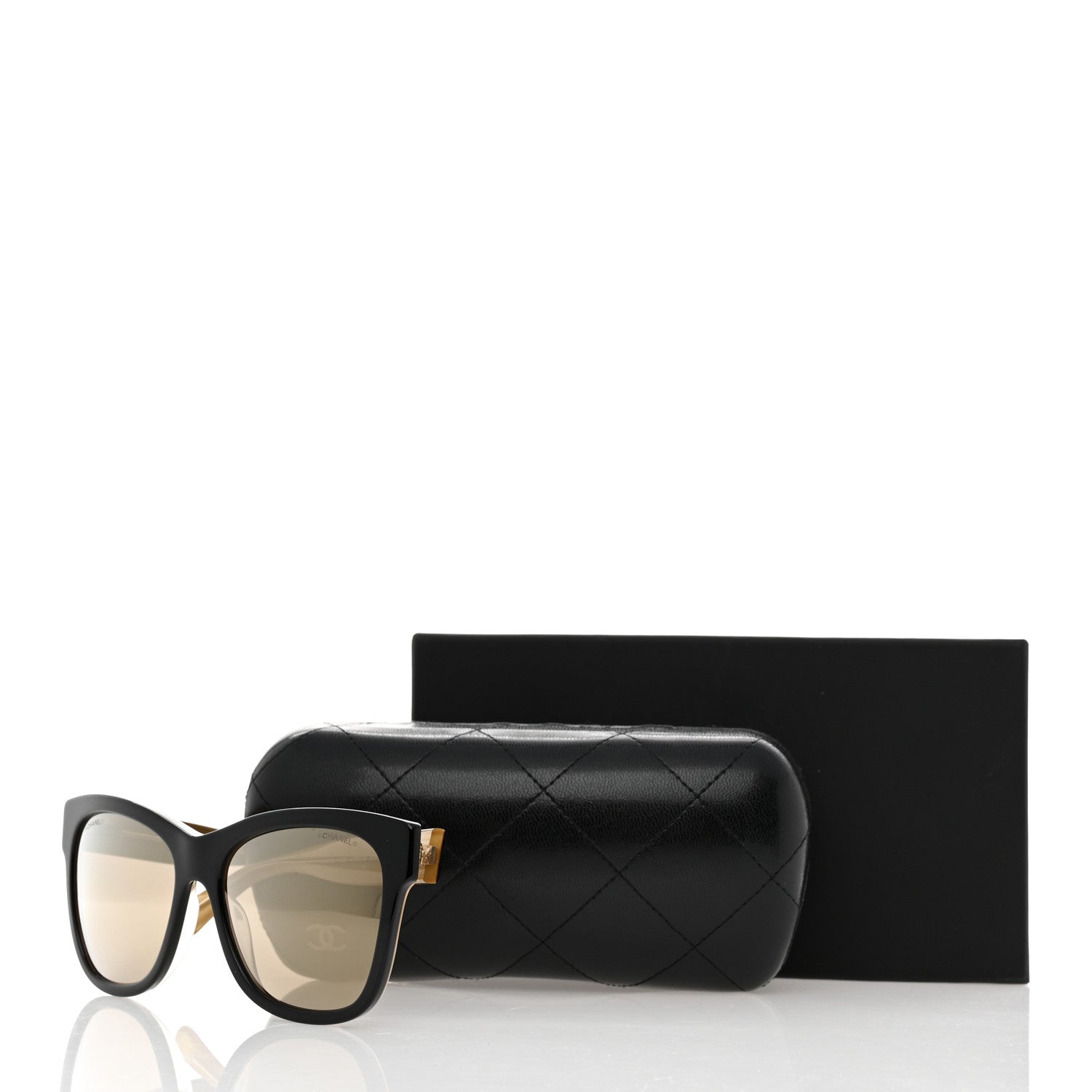 Chanel Acetate Square CC Sunglasses 5380 Black 8 of 8