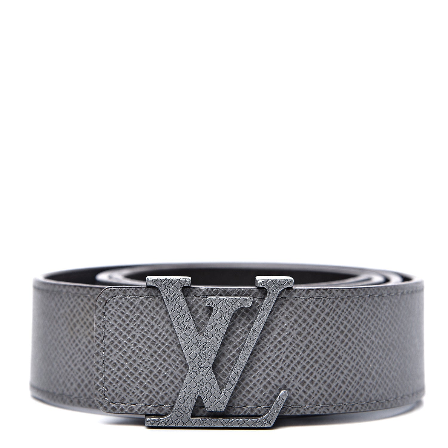 Louis Vuitton Taiga 35mm LV Initiales Belt 90 36 Glacier 1 of 4