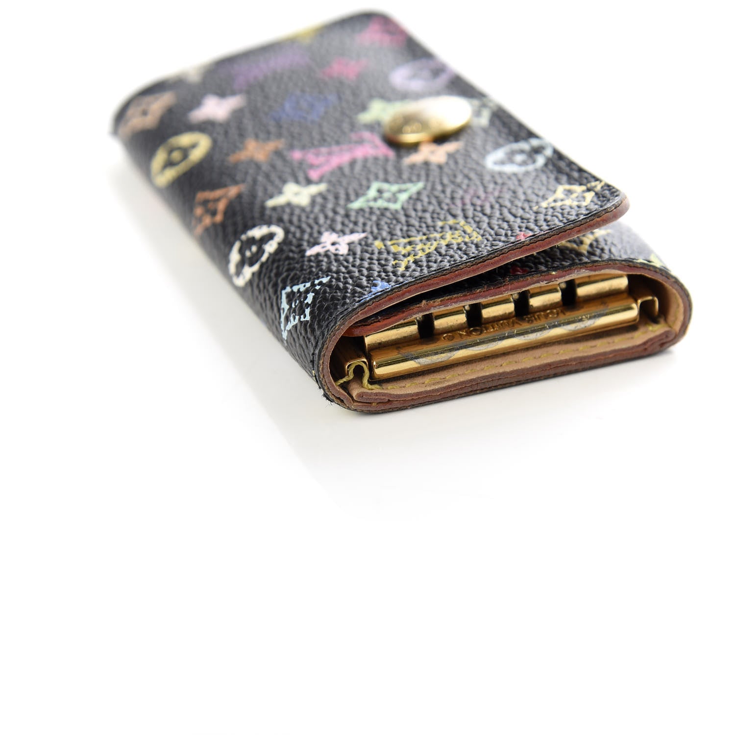 Louis Vuitton Monogram Multicolor Multicles 4 Key Holder Black 7 of 9