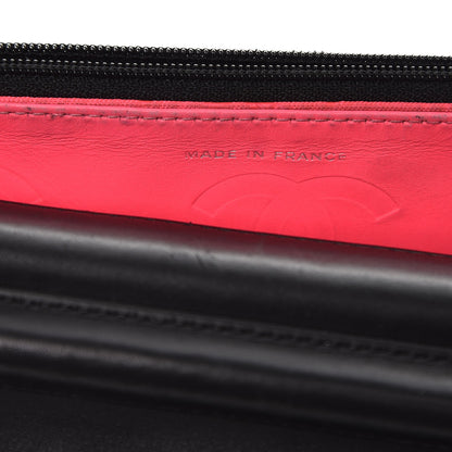 Chanel Calfskin Quilted Cambon Wallet On Chain WOC Black 8 of 8