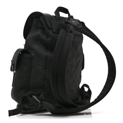 Louis Vuitton Taurillon Monogram Christopher PM Backpack Black 3 of 9