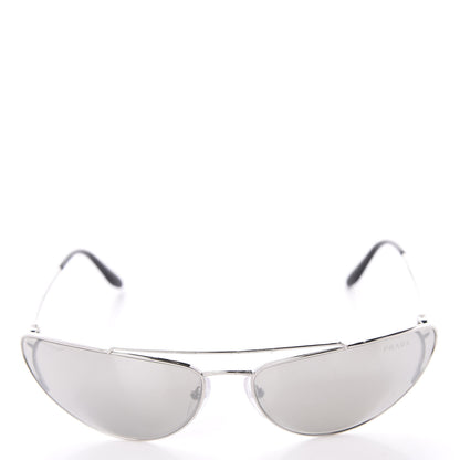 Prada Cat Eye Sunglasses SPR 62V Silver 2 of 7