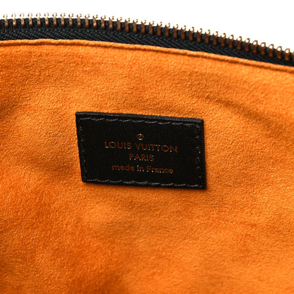 Louis Vuitton Lambskin Embossed Monogram Coussin MM Black 7 of 10