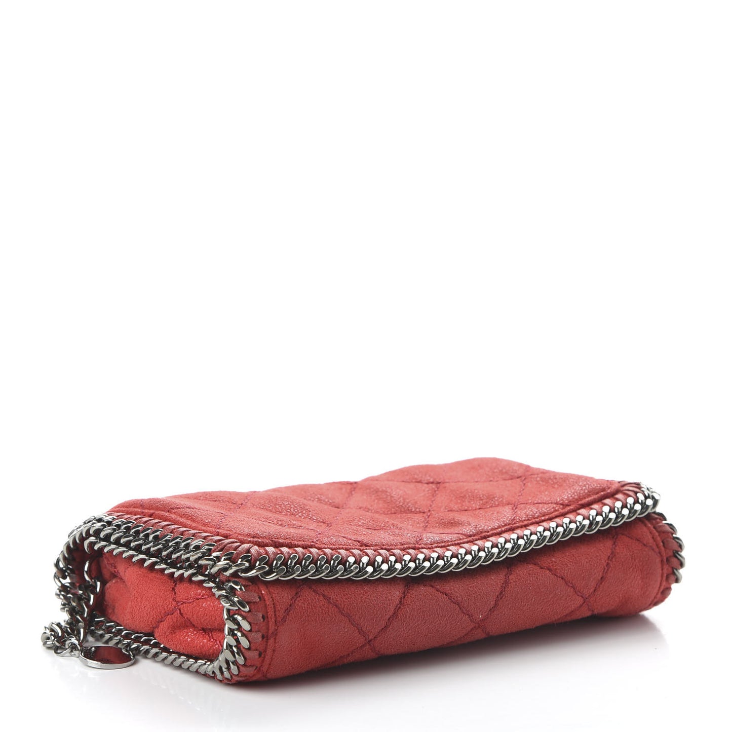 Shaggy Deer Quilted Falabella Crossbody Bag Red