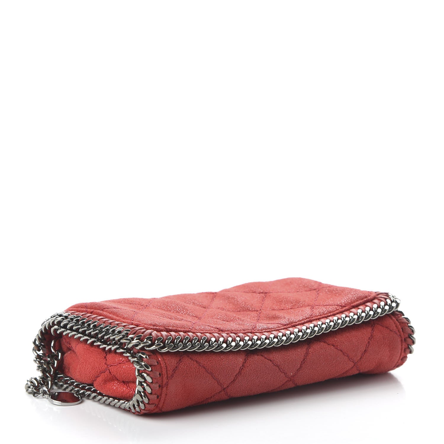 Stella McCartney Shaggy Deer Quilted Falabella Crossbody Bag Red 4 of 9