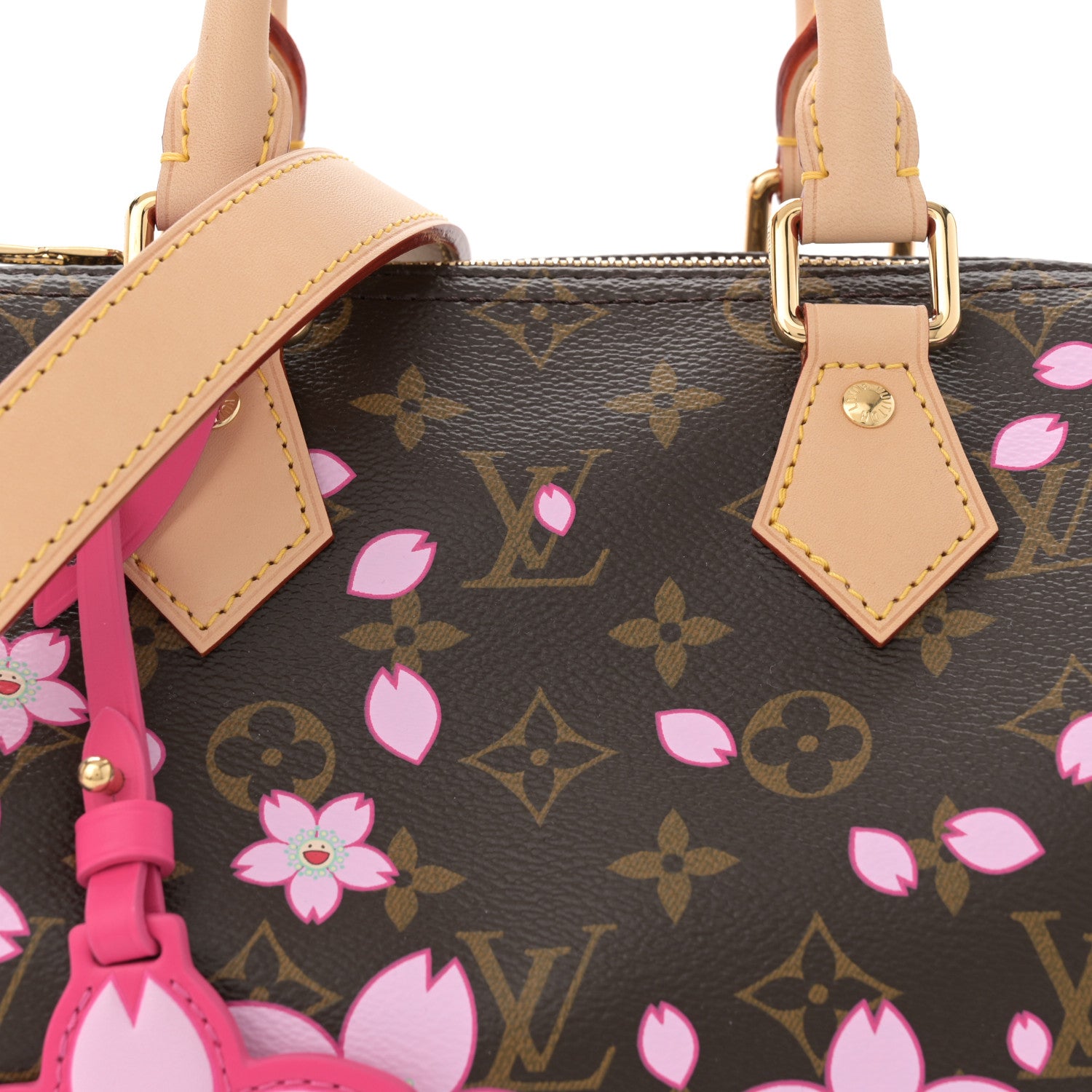 Louis Vuitton LV X TM Monogram Cherry Blossom Speedy Bandouliere
