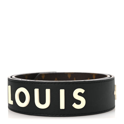 Louis Vuitton Monogram Letter Bandouliere Shoulder Strap Black 2 of 5