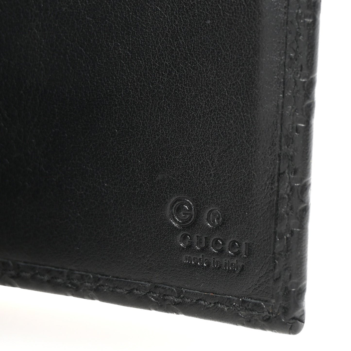 Soft Microguccissima Continental Wallet Black