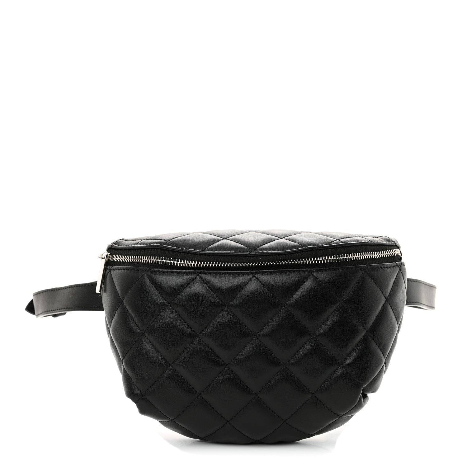 Chanel Calfskin Quilted Waist Belt Bag Black 1 of 12