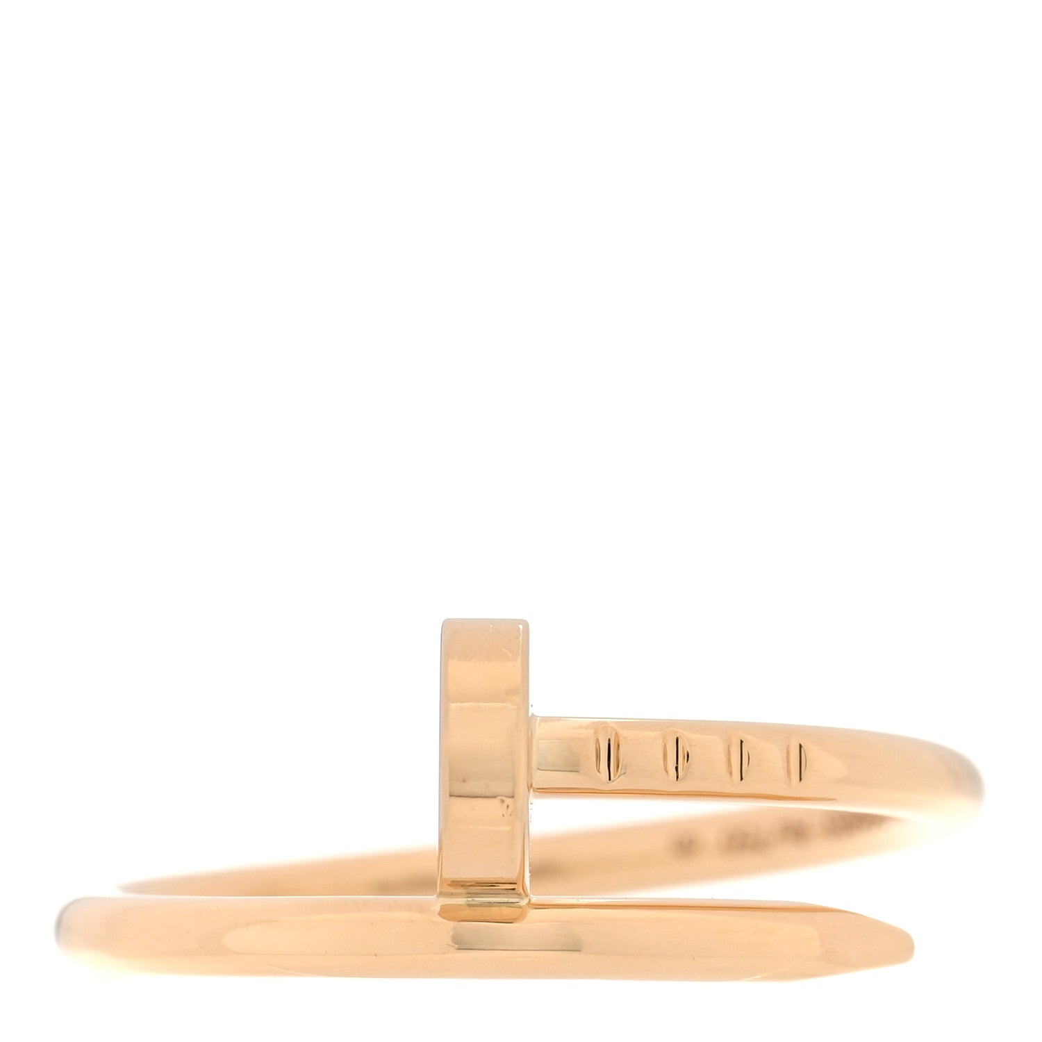 Cartier 18K Yellow Gold Small Juste Un Clou Ring 51 5.75 1 of 6