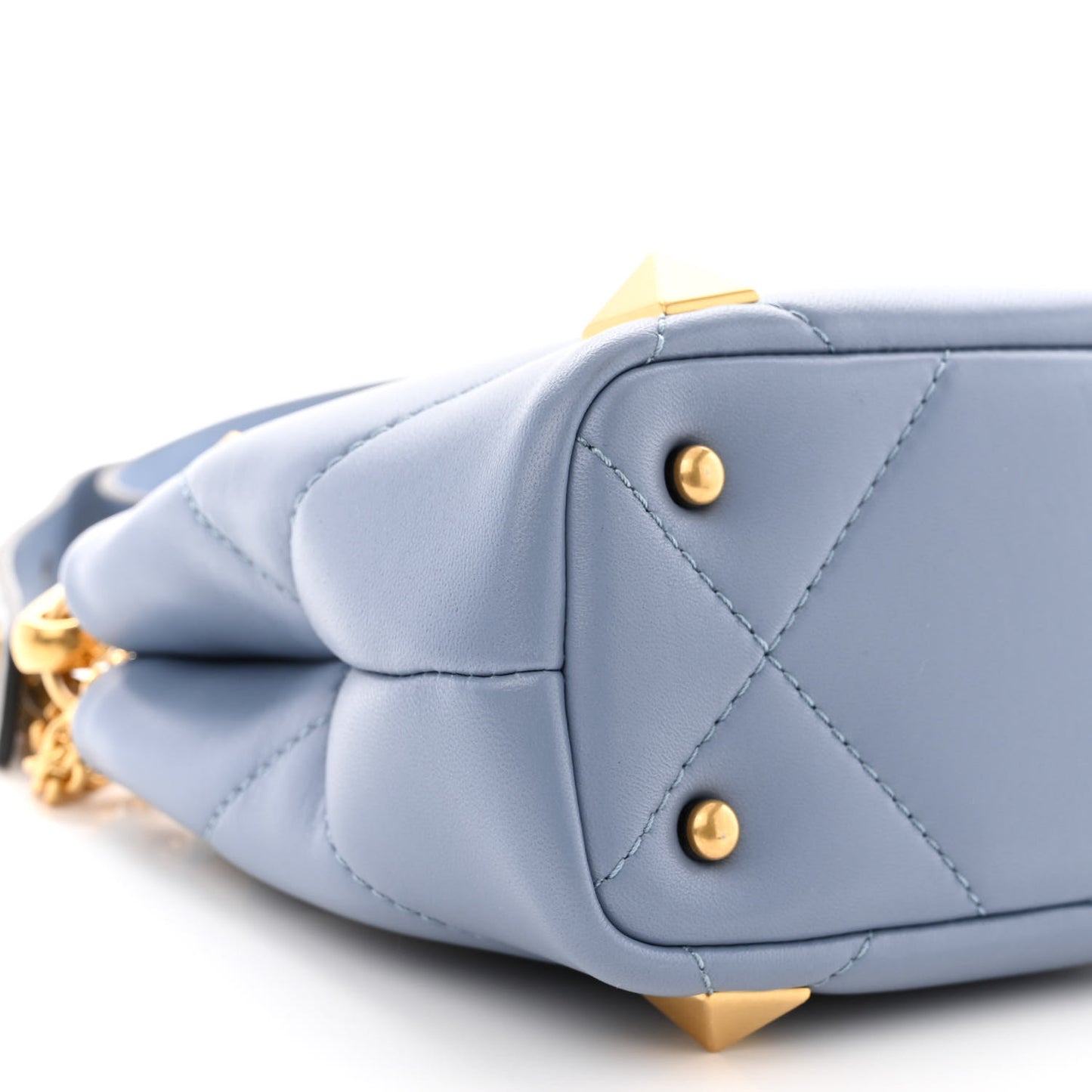 Nappa Mini Roman Stud The Handle Bag Niagara