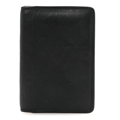 Louis Vuitton Calfskin Monogram Shadow Pocket Organizer Black 1 of 7