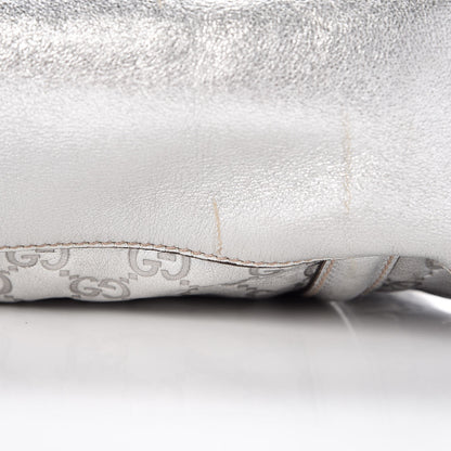 Gucci Guccissima Medium Britt Tote Silver 15 of 17